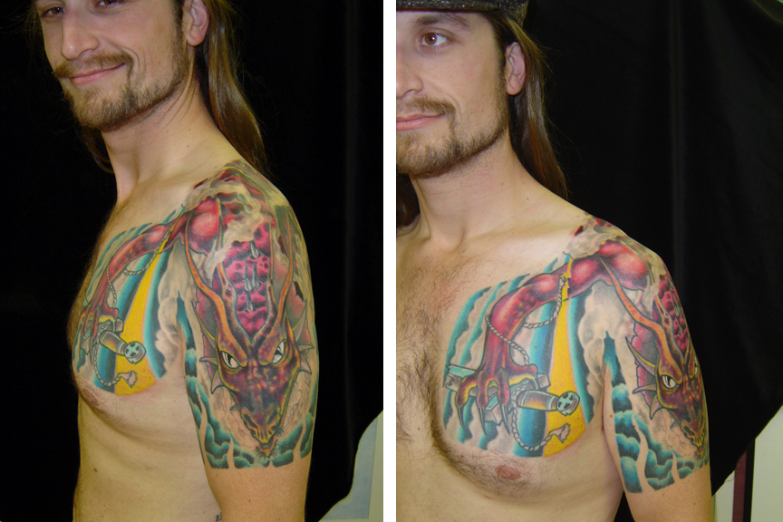 Looking for unique  Tattoos? Red Dragon   Legend Jason Riddick